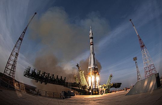 На&nbsp;площадке в&nbsp;Байконуре во&nbsp;время старта &laquo;Союза МС-28&raquo; случилась авария