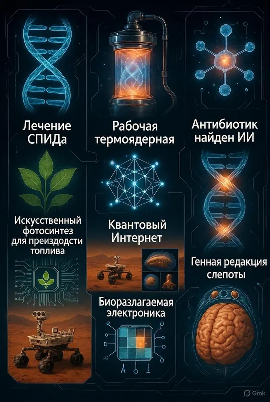 10 научных прорывов 2025 года, которые изменят всё