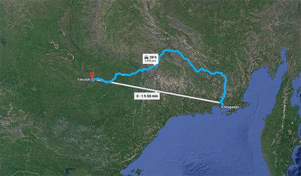 В Якутии люди много раз замечали загадочную женщину, которая куда-то идет по Колымской трассе