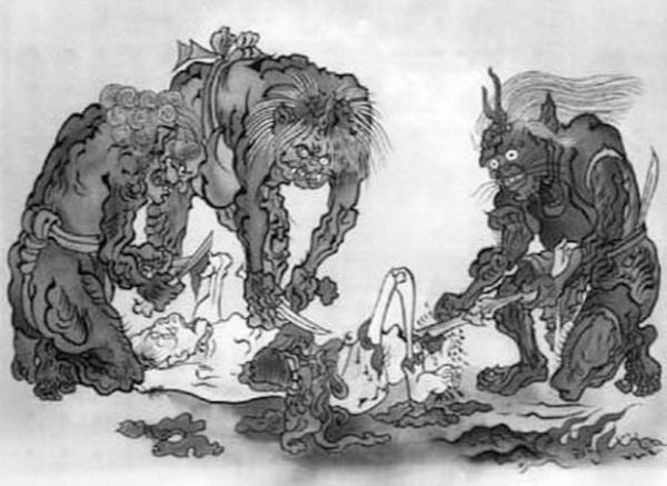 Хидаругами - опасные голодные японские призраки