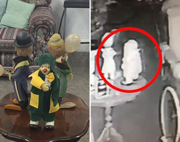 В музее на камеру засняли движущуюся фигурку клоуна